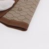 Christian Dior Vintage Honeycomb Flap Wallet Coated Canvas