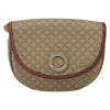 Secondhand Celine Vintage Macadam Circle Logo Shoulder Bag Canvas and