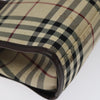 Secondhand Burberry Nova Check Handbag Nova Check Canvas and