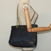 Secondhand Prada Chain Shoulder Bag Quilted Tessuto