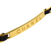 Secondhand Chanel Vintage Logo Bracelet Metal and