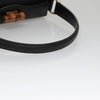 Gucci Vintage Convertible Bamboo Box Crossbody Bag Leather