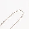 Tiffany & Co. Infinity Double Chain Pendant Necklace Silver