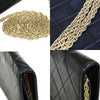 Chanel Vintage Round Flap Bag Quilted Lambskin