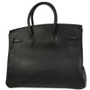 Hermes Birkin Handbag Black Ardennes with Gold Hardware