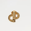 Secondhand Christian Dior CD Button Clip-On Earrings