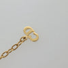 Secondhand Christian Dior CD Pendant Necklace Gold-plated