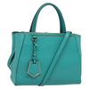 Secondhand Fendi 2Jours Bag Green Leather Bags
