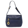 Secondhand Celine Circle logo Blue Leather Bags