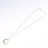 Tiffany & Co. Elsa Peretti Open Heart Pendant Necklace Sterling Silver