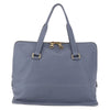 Secondhand Loewe Anagram handbag Blue Leather Bags