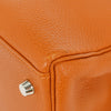 Secondhand Hermes Kelly Handbag Orange Togo with Palladium Hardware