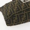 Fendi Vintage Pocket Shoulder Bag Zucca Canvas