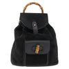 Gucci Vintage Bamboo Backpack Suede