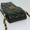 Secondhand Chanel Vintage CC Flap Phone Holder Crossbody Bag Quilted Patent
