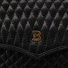 Bally Vintage Chain Shoulder Bag Quilted Leather