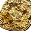 Secondhand Chanel Vintage Diamond Clip-On Earrings Gold-plated