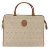 Christian Dior Vintage Honeycomb Handbag Canvas Leather