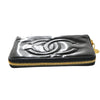 Chanel CC Logo Zip Around Wallet Patent