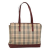 Secondhand Burberry Nova Check Tote canvas check pattern