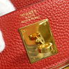 Hermes Kelly Handbag Vibrato and Togo with Palladium Hardware