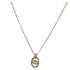 Secondhand Christian Dior CD Round Pendant Necklace