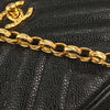 Chanel Vintage Camera Tassel Bag Chevron Caviar