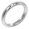 Tiffany & Co. Elsa Peretti 1 Diamond Stacking Band Ring 950 Platinum with Diamond