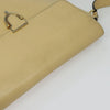 Secondhand Celine Shoulder Bag Beige Leather Bags