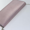 Christian Dior Lady Dior Croisiere Chain Wallet Micro Cannage Metallic Calfskin