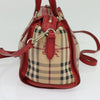 Burberry Pilgrim Satchel Haymarket Coated Canvas