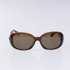 Secondhand Chanel Camélia sunglasses Brown Plastic Accessories