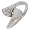 Secondhand Bvlgari Divas' Dream Ring 18K White Gold with Mother of Pearl and Diamonds