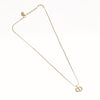 Secondhand Christian Dior CD Pendant Necklace Gold-plated