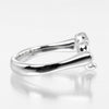 Tiffany & Co. Elsa Peretti Open Heart Ring Platinum with Diamonds