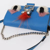 Secondhand Fendi Monster Baguette Leather and Fur