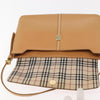 Secondhand Burberry Shoulder Bag Beige Leather Bags