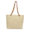 Chanel Vintage CC Front Pocket Tote Quilted Leather