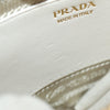 Secondhand Prada Triangle Double Zip Pouch Bag with Chain