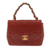 Secondhand Chanel Vintage Square Chain Handle Flap Bag Quilted