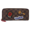 Secondhand Louis Vuitton Clemence Wallet Limited Edition Patches Damier