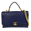 Chanel Chic Affinity Top Handle Bag Stitched Caviar