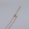 Secondhand Christian Dior CD Pendant Necklace Gold-plated