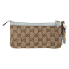 Gucci Jolicouer Wristlet Pouch GG Canvas