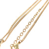 Secondhand Christian Dior CD Pendant Necklace Metal and Crystals