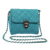 Prada Pushlock Chain Flap Bag Nylon