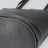 Secondhand Burberry Handle Tote Black Leather Accessories