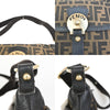 Fendi Chef Zip Crossbody Bag Zucca Canvas