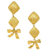 Secondhand Chanel Vintage Clip On Bow Earrings