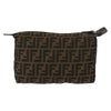 Secondhand Fendi Logo Zucca Clutch PVC